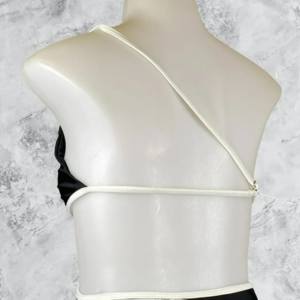 lovewave The Amalia One Piece - Black & Ivory
